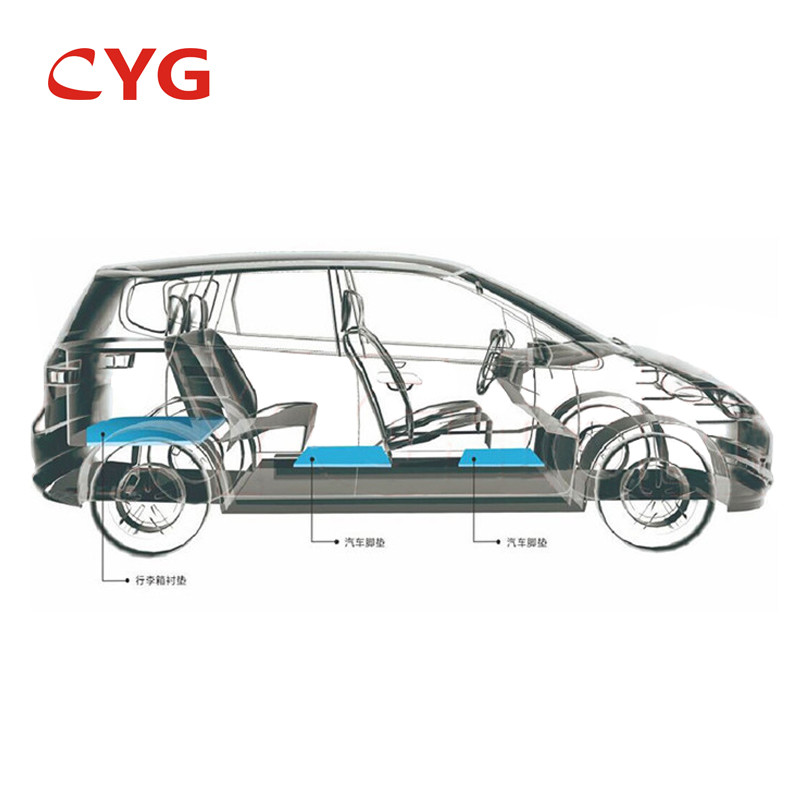Shock Absorbing Polyethylene Closed Cell Foam Sheets Automotive Application