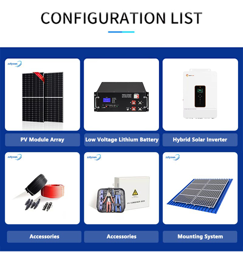 Home Solar Energy Storage System With 10KW Hybrid Lead Acid Solar Gel Battery