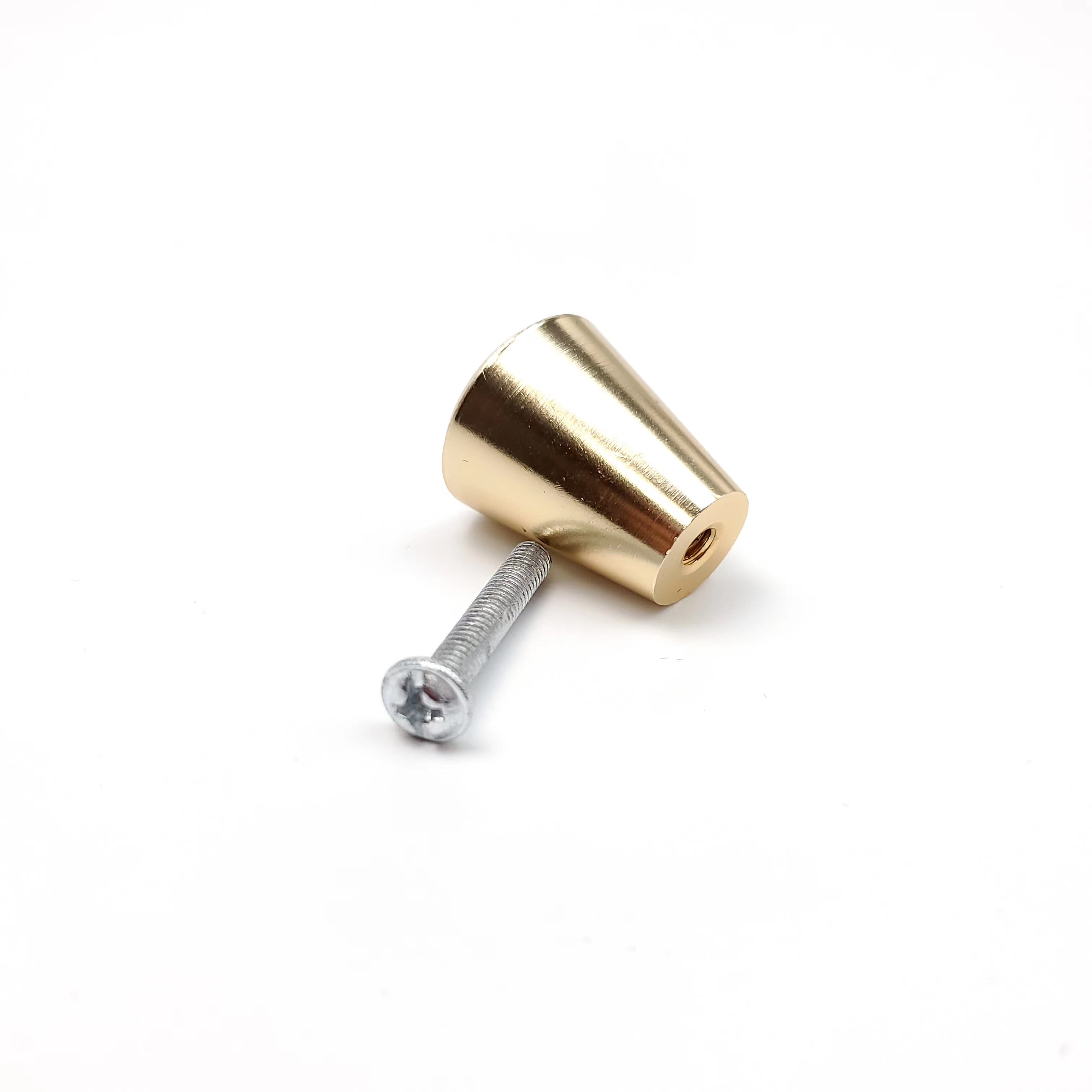 20*24mm Polish Gold Small Handles Zinc Cabinet Knobs Pulls For Drawer