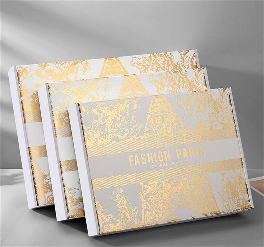 Custom Pink Clothes Jewelry Cosmetic Makeup Food Electronic Folding Mailer Corrugated Carton Woman Gift Box Storage Shipping Moving Packaging Packing Boxes