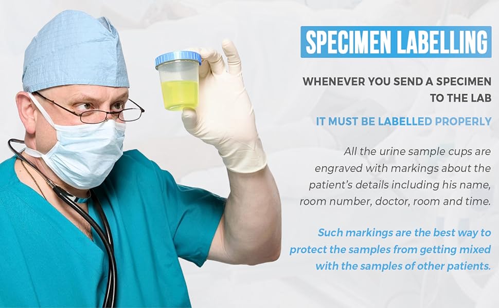 specimen labelling support cups