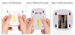 Metal ABS Battery Operated LED Motion Sensor Night Light for Customizable