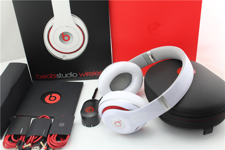 Beats By Dr. Dre Studio 2.0 Wireless Over-Ear Headphones White Brand New Sealed made in china grgheadsets-com.ecer.com