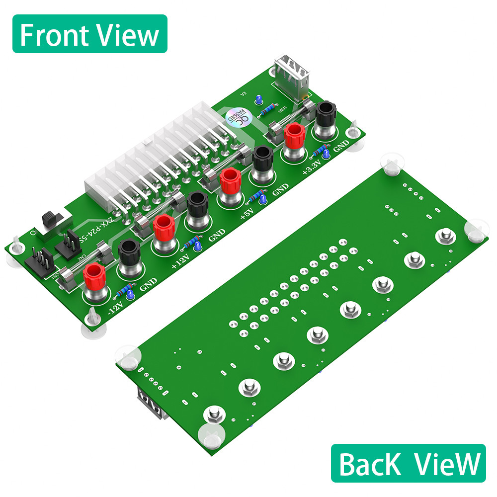 20-24 Pins ATX Benchtop PC Power Breakout Adapter for Optimal Performance
