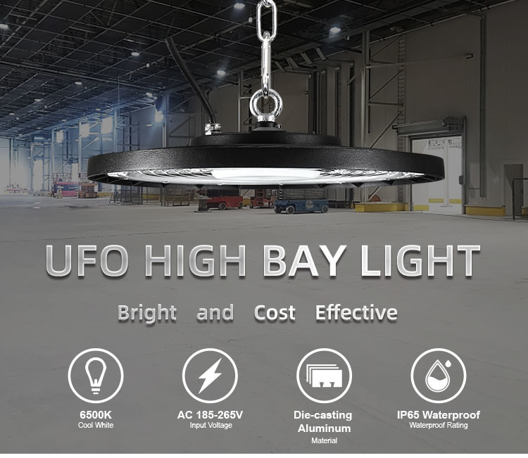 High Lumen Warehouse Industrial LED High Bay Light 50W 100W 150W