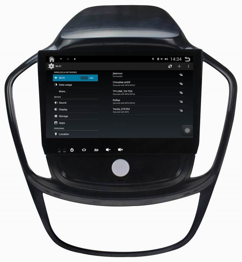 Ouchuangbo car audio stereo gps android 4.4 system for SGMW Baojun 560 with 1024*600 Capacitve screen 3g wifi BT USB