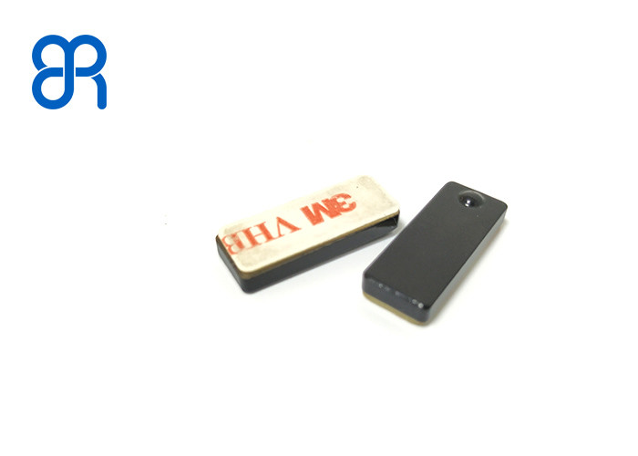 Black 23x9x3mm PCB Anti Metal Ceramic UHF RFID Tag