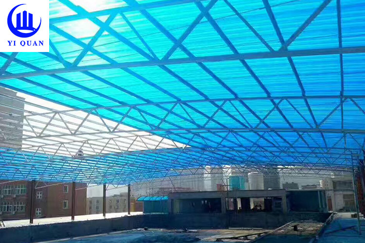 Fast Installation Customized Corrugated Polycarbonate Glass Sheet For Sheds Villa