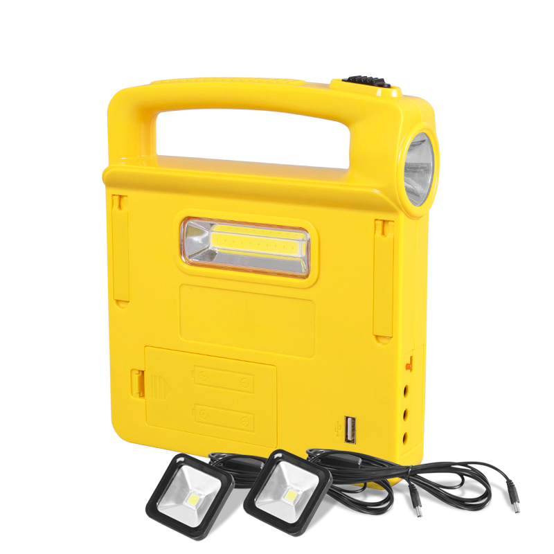 Portable Generator Energy Mobile Charging Solar Power Kit with 2400mAh Power Bank