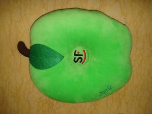 Buy cheap SF-Express apple-shaped pillow inseted with USB speaker product