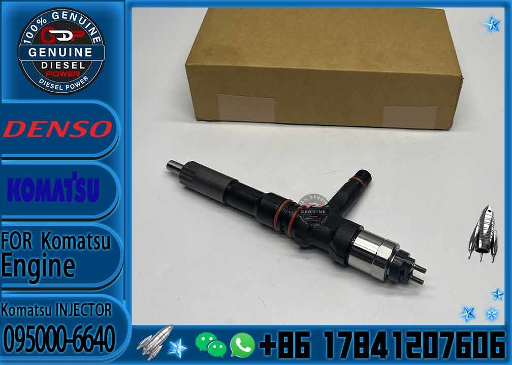 High Quality Common Rail Fuel Injector 095000-6640 0950006640 6251-11-3200 6251-11-3201 For KOMATSU SAA6D125E-5C/5D