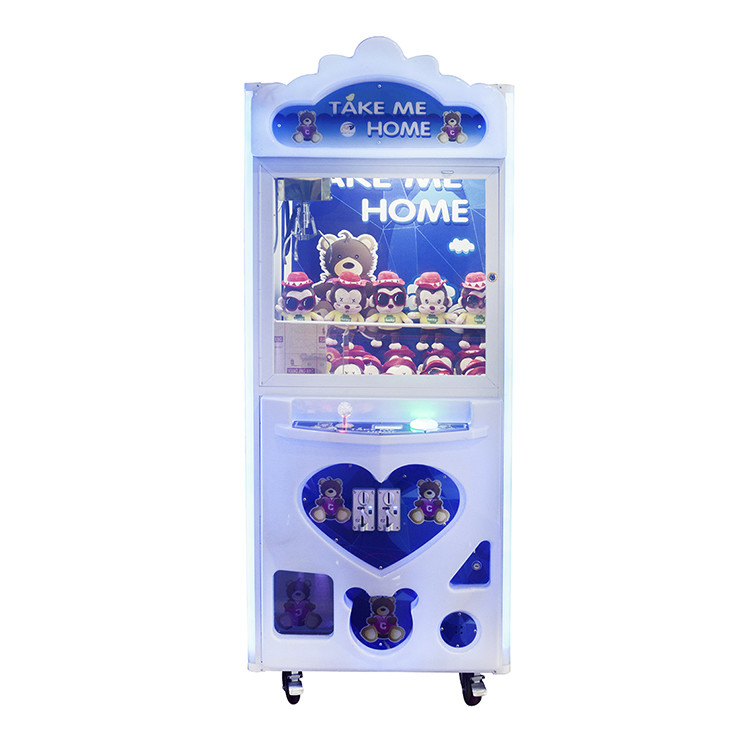Take Me Home Kids Toy Claw Machine , Anti Shaking Crane Hello Kitty Claw Machine