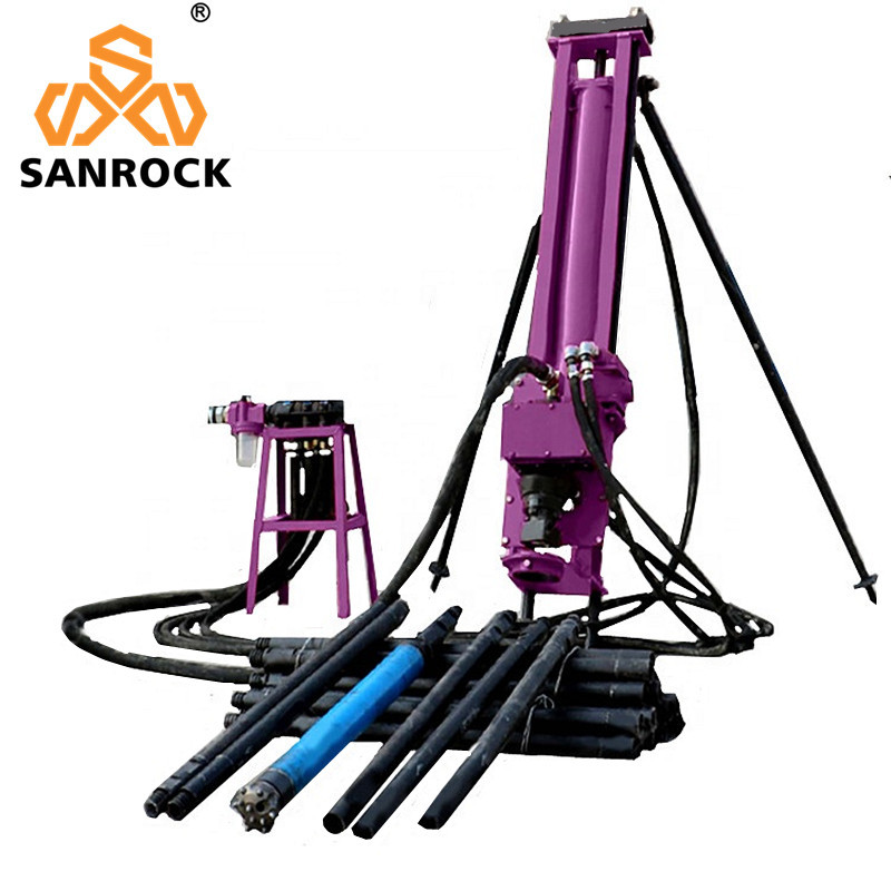 Deep Rock Drilling Rig Borehole Drilling Equipment Portable Pneumatic DTH Drilling Rig