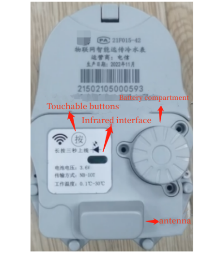 HydroConnect Smart Water Flow Meter IOT LoRaWAN For Remote Water Management