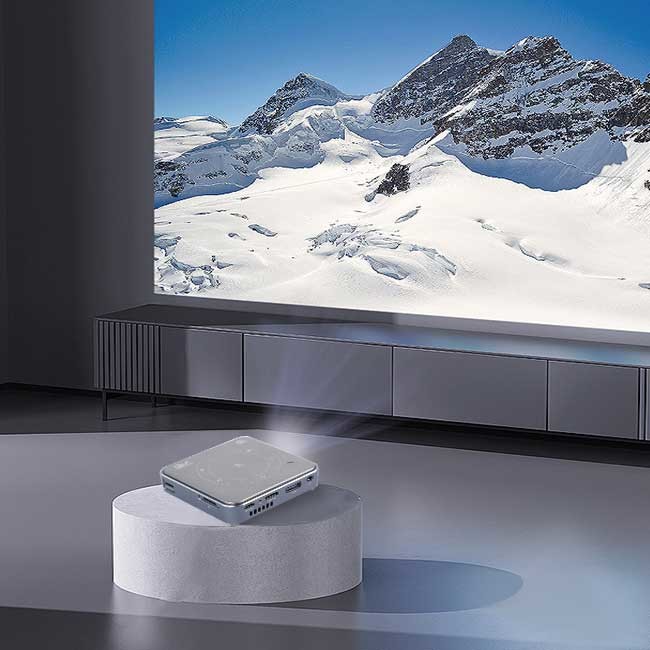 WVGA 854*480 4K Mini DLP Projector