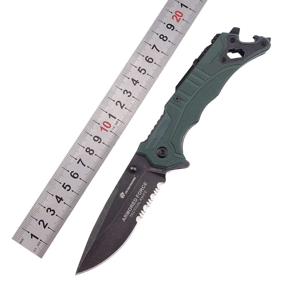 Armored 7.3 Inch Stainless Steel Dagger Knives Walnut Handle