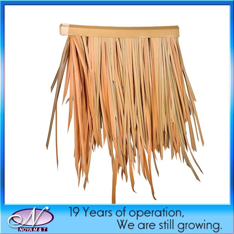 Hot Sale Decorative Plastic Synthetic Roofing Thatch Tiles