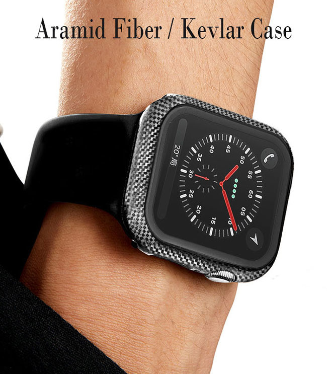 Military Grade Matte Finish Aramid Fiber Watch Case