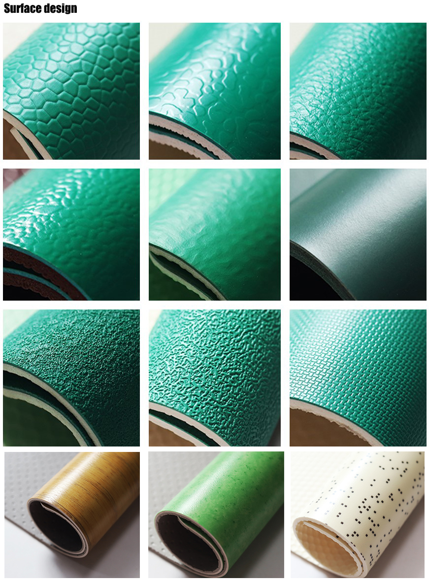 Relle Vinyl Flooring Rolls for Glue Down Installation on Indoor Futsal Court Sports