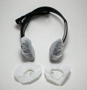 China White MRI Headphone Covers Sanitary Headphone Ear Cushion Cover on sale