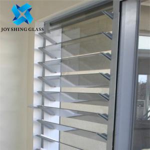 Buy cheap Custom Louver Glass Blade 5mm 6mm Glass Shutter 10 Years Warranty product