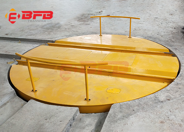 200 Ton Turn Table Rail Rotating Platform For Locomotive Railway