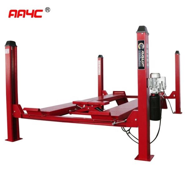 Hydraulic 4 Post Vehicle Lift 3.5T 4.0T 5.0T Four Post Automotive Lift With