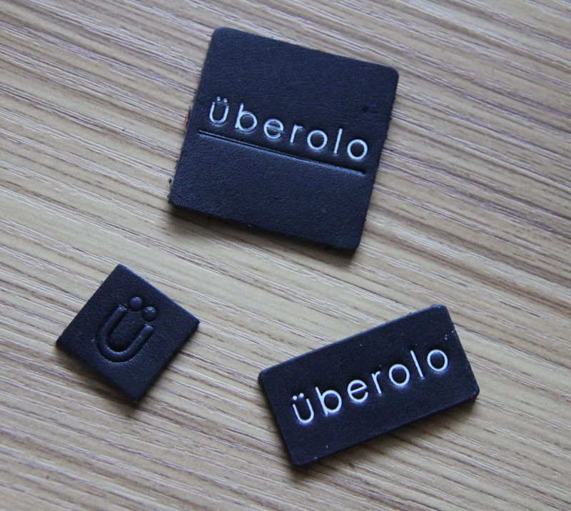 Classic Private Embossed Leather Patches Personalized For Hats