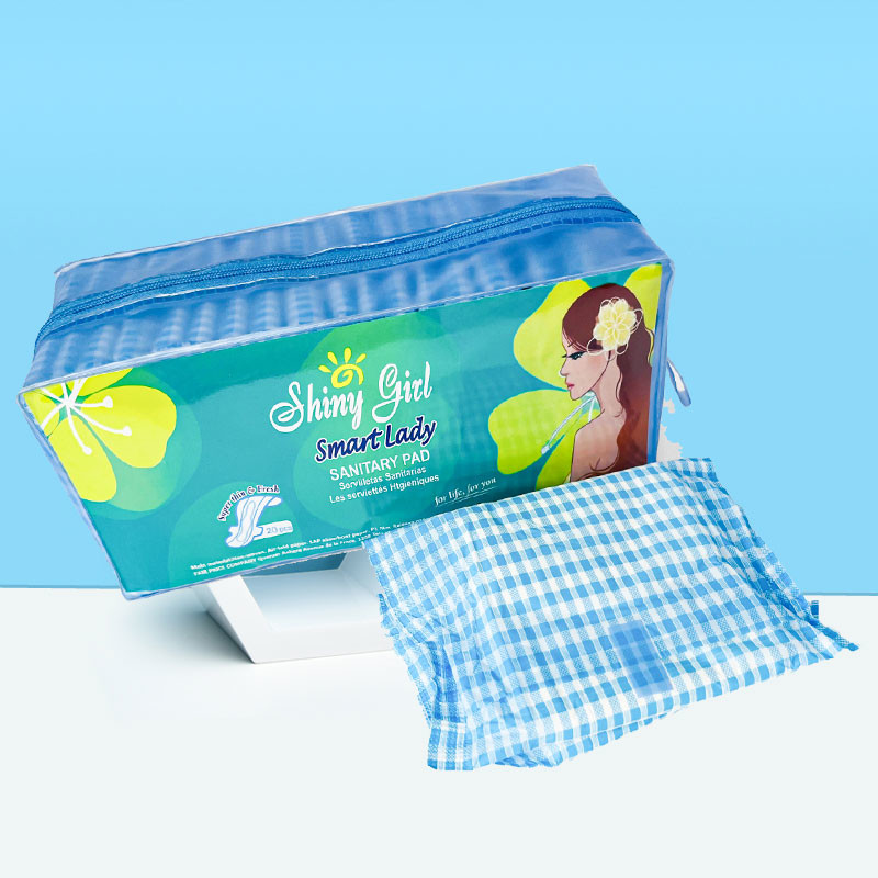 Womens Pads Winged Shape Ultra Thin Leak Proof And Absorbent Cotton Sanitary Napkins