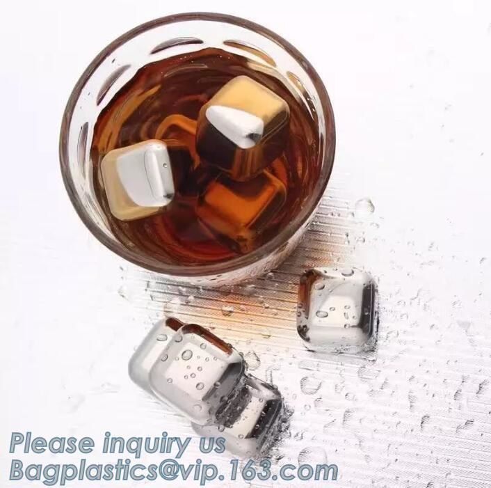 best chilling ice cubes for whiskey stainless steel whiskey stones with FDA, real dice ice cube whisky wine stone stainl