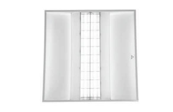 White Color LED Ceiling Grid Lights Recessed T8 Grid Fixture 3 Years Warranty