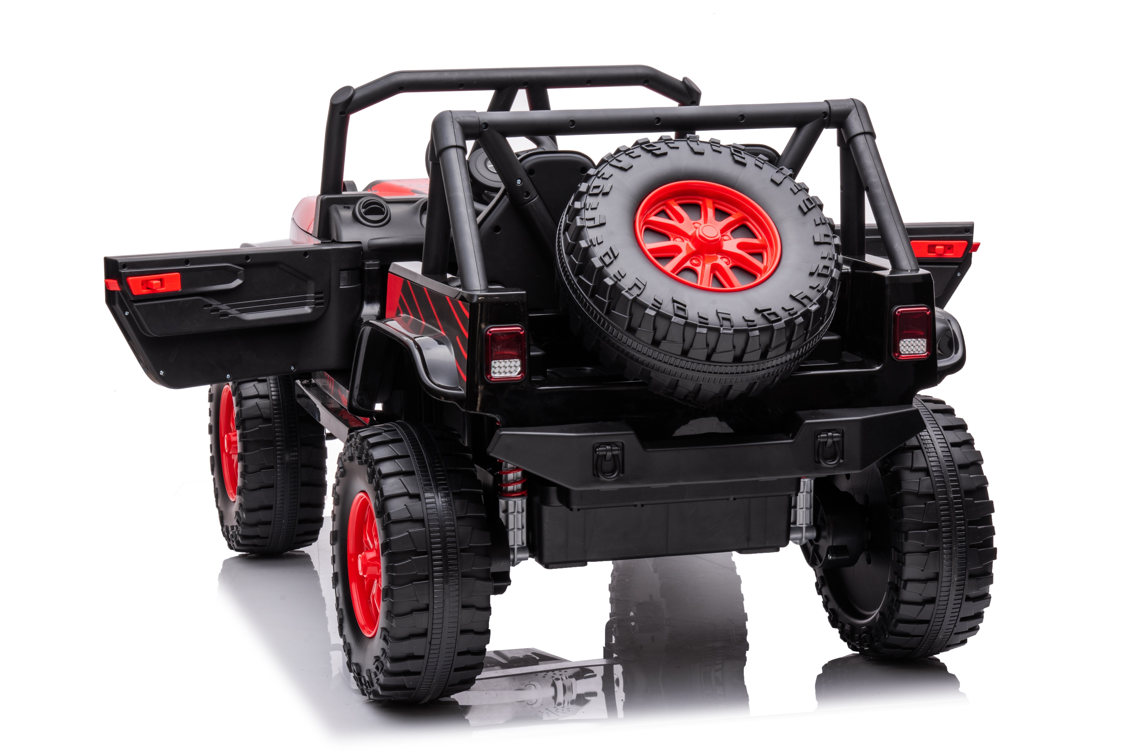24 Volt Ride On Toys with Remote Control and 2 Seater Plastic PP Material