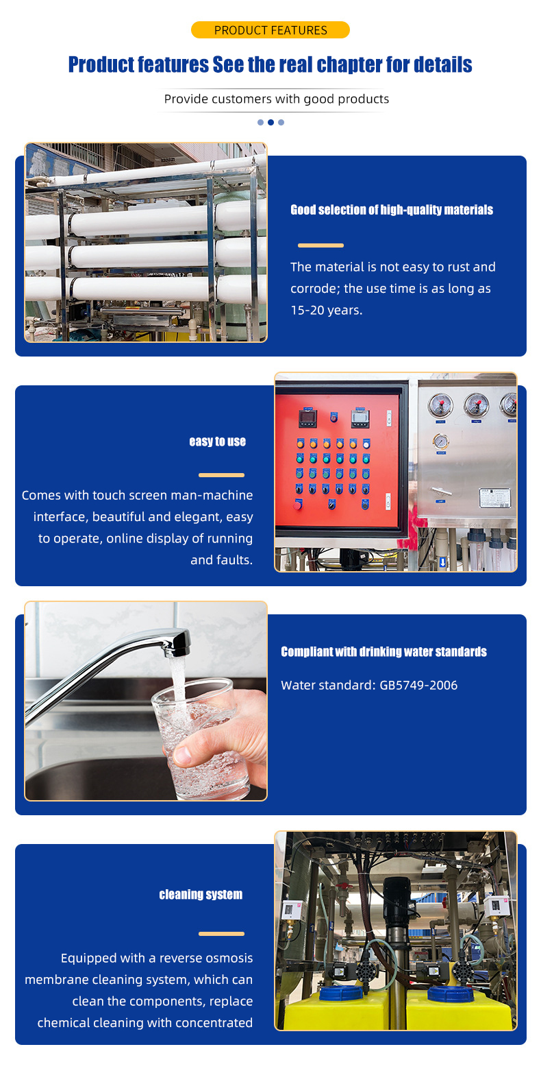 35% Freshwater Recovery Portable Rate Electric Seawater Desalination Device For Island Seawater