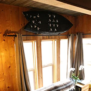 Home and Garage Snowboard Ski Surfboard Storage Rack Space-Saving and Convenient