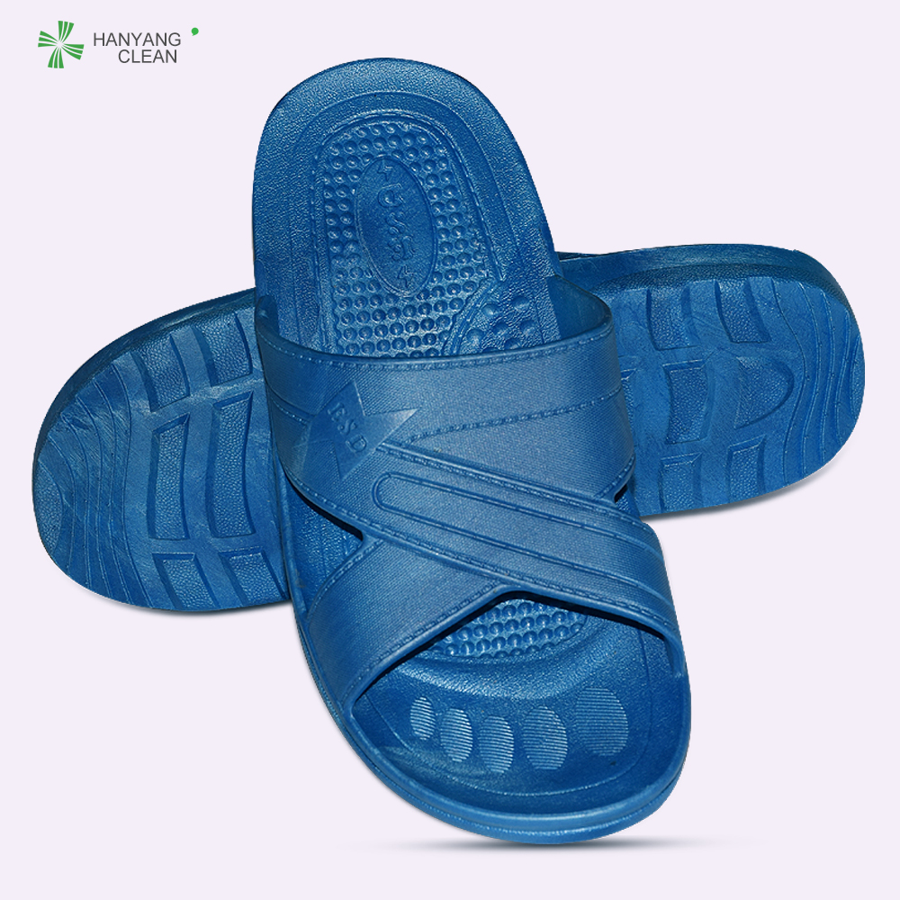 Antistatic Clean room anti slip esd spu slippers esd sandal
