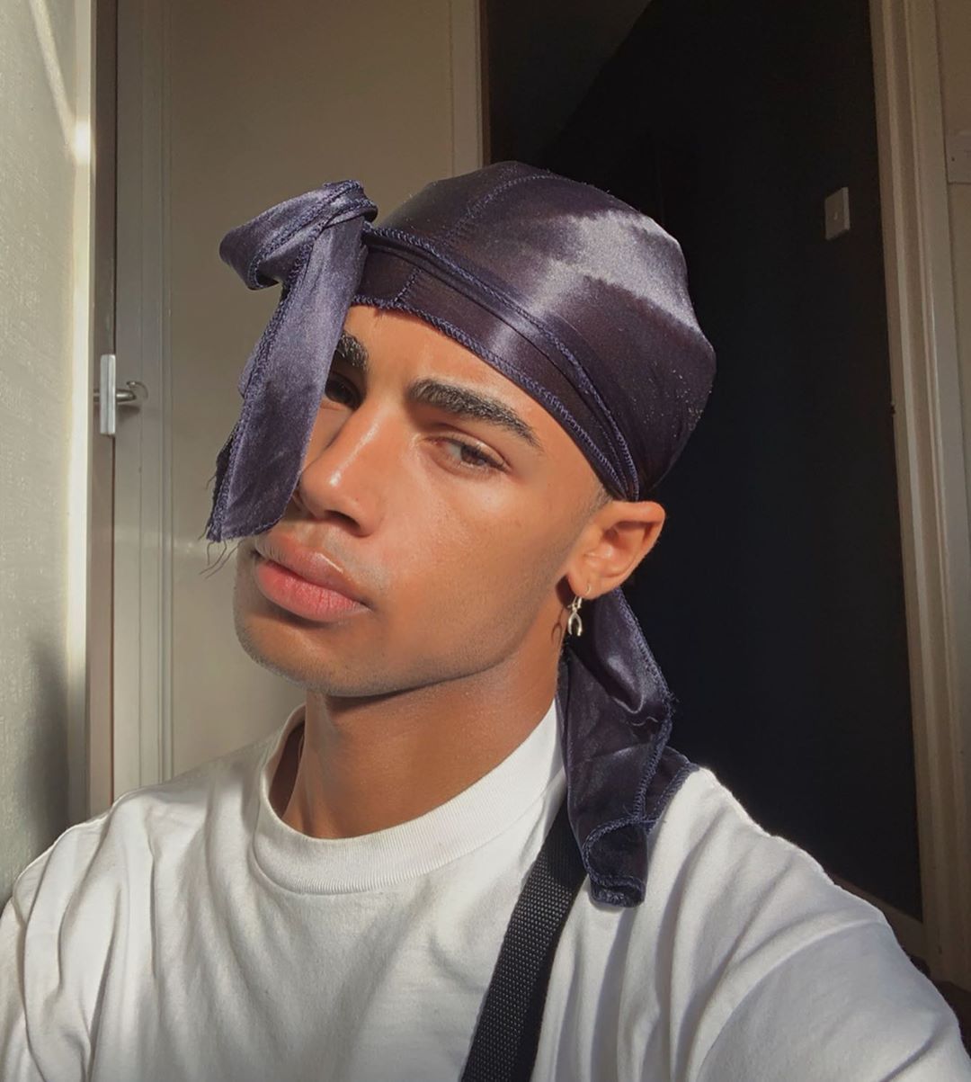 Men Women Lightweight Silk Fabric 100% Mulberry Silk Durag