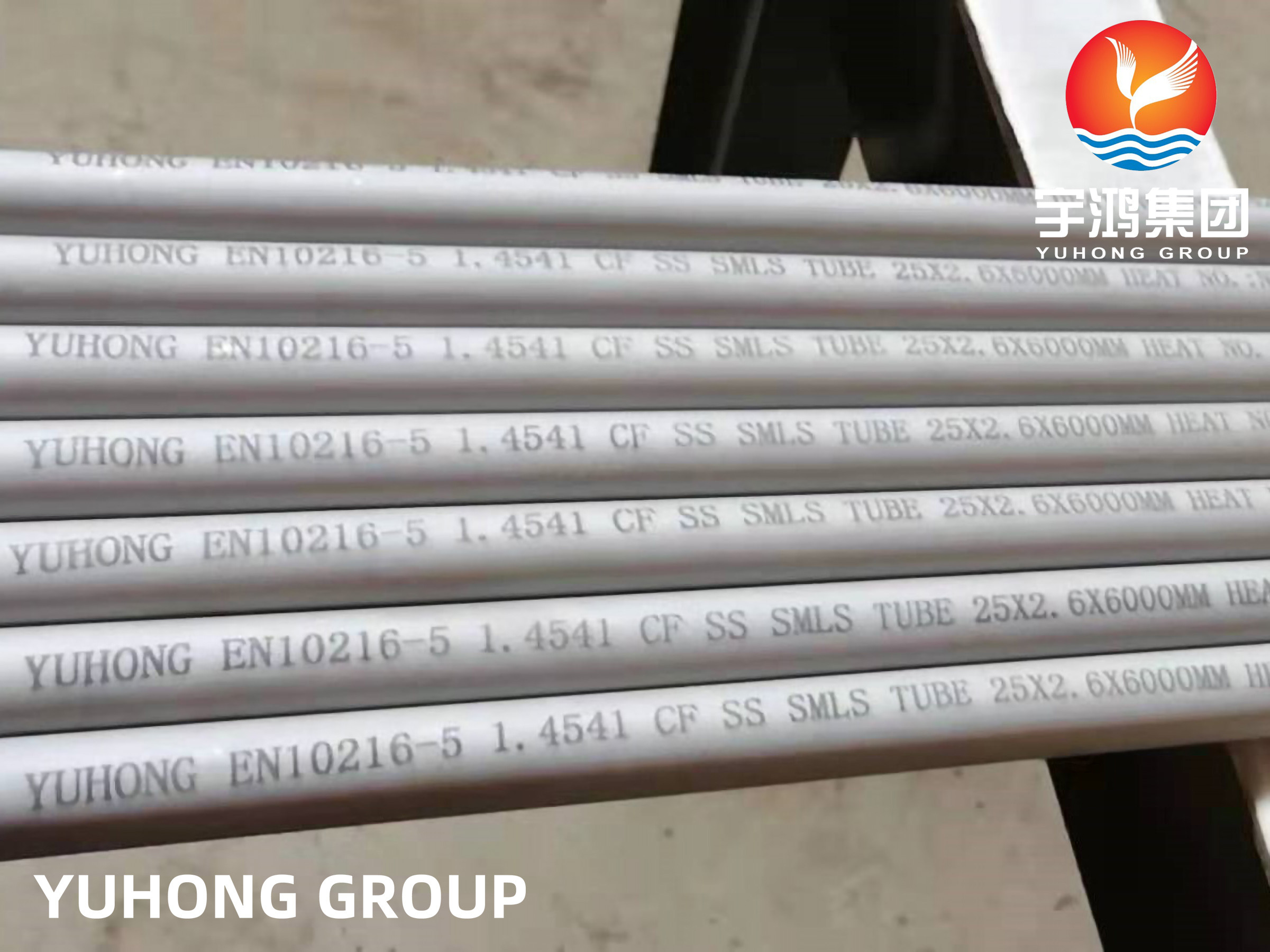 ASME SA213 TP321 / 1.4541 / S32100 Stainless Steel Seamless Boiler Tube HT Provided