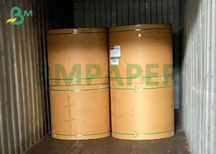 Food Packing Paper 40gsm 60gsm 1 PE Coated White Kraft Paper jumbo rolls