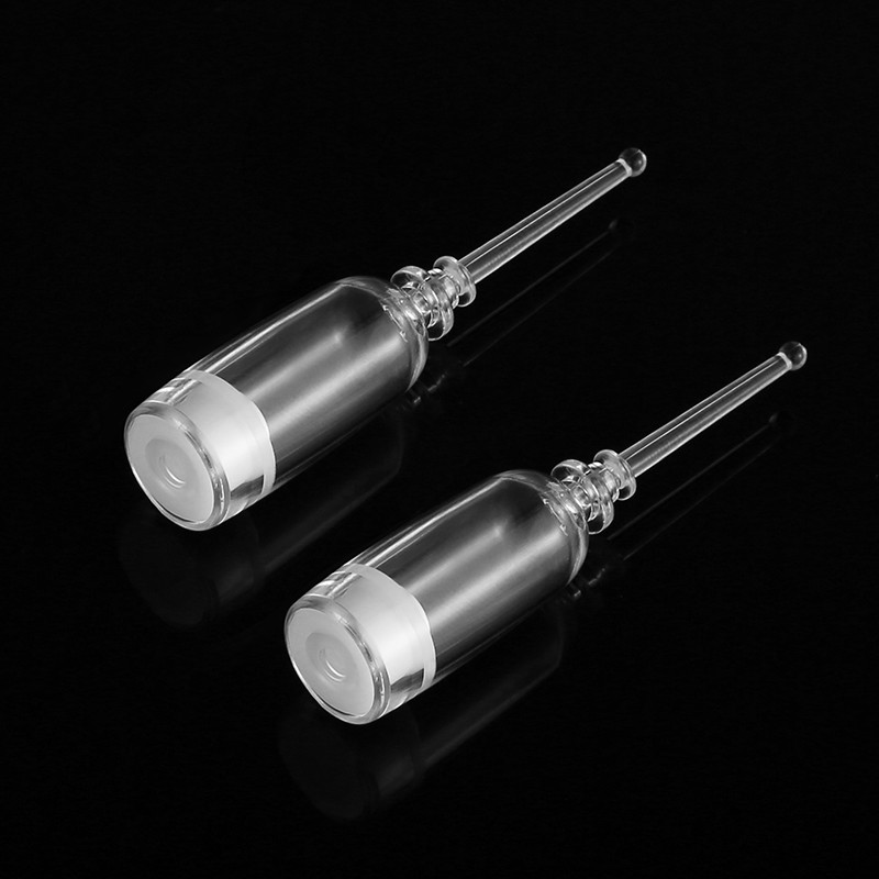 Transparent 2 Ml Serum Vials , Airless Cosmetic Serum Bottles Screen Printing