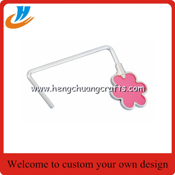 Bag Hanger Hook/Bag Hanger Keychain customized from hengchuang crafts factory in Shenzhen