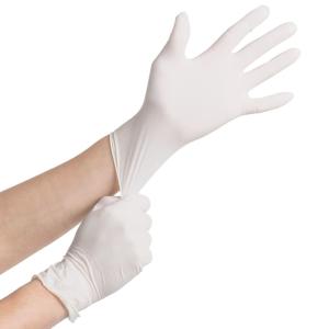 Buy cheap 100% Nitrile Disposable Medical Gloves / Medical Exam Gloves Customizable product