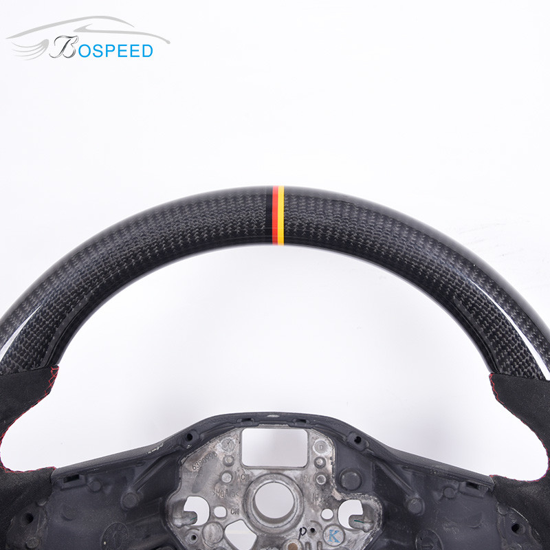 2022 New Racing Golf Mk6 Steering Wheel Carbon Fiber Alcantara VW