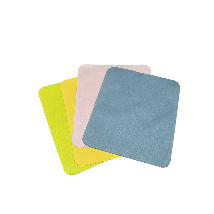Promotional Microfiber Eyeglass Cleaning Cloth 4color 14.5-17.5mm