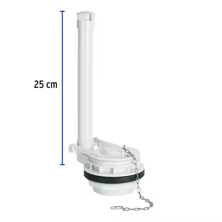 ABS Plastic Toilet Flush Valve Mechanism with Adjustable Overflow Pipe and Single Flush