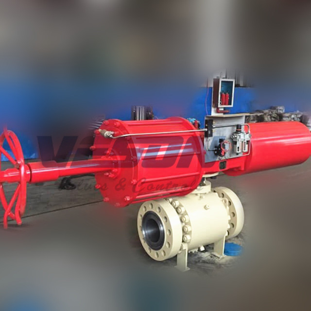 Pneumatic Actuator Of Pipeline Valves Cast Iron Pneumatic On Off Valve / Two Way Pneumatic Valve Heavy Duty Type