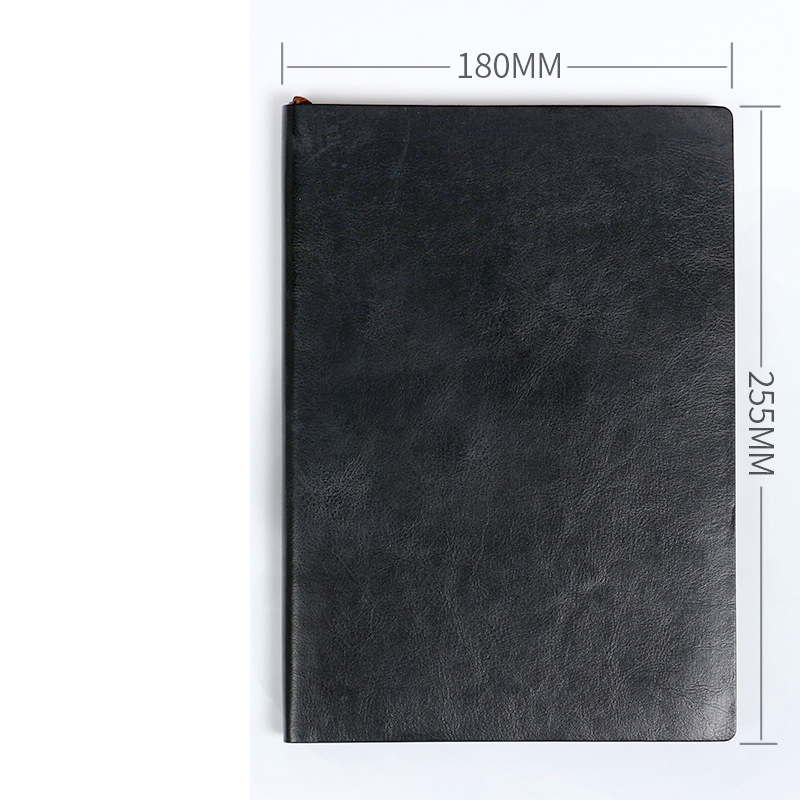 2022 Custom Logo Pu Leather Softcover Notebook Journal for Daily Weekly Monthly Planner