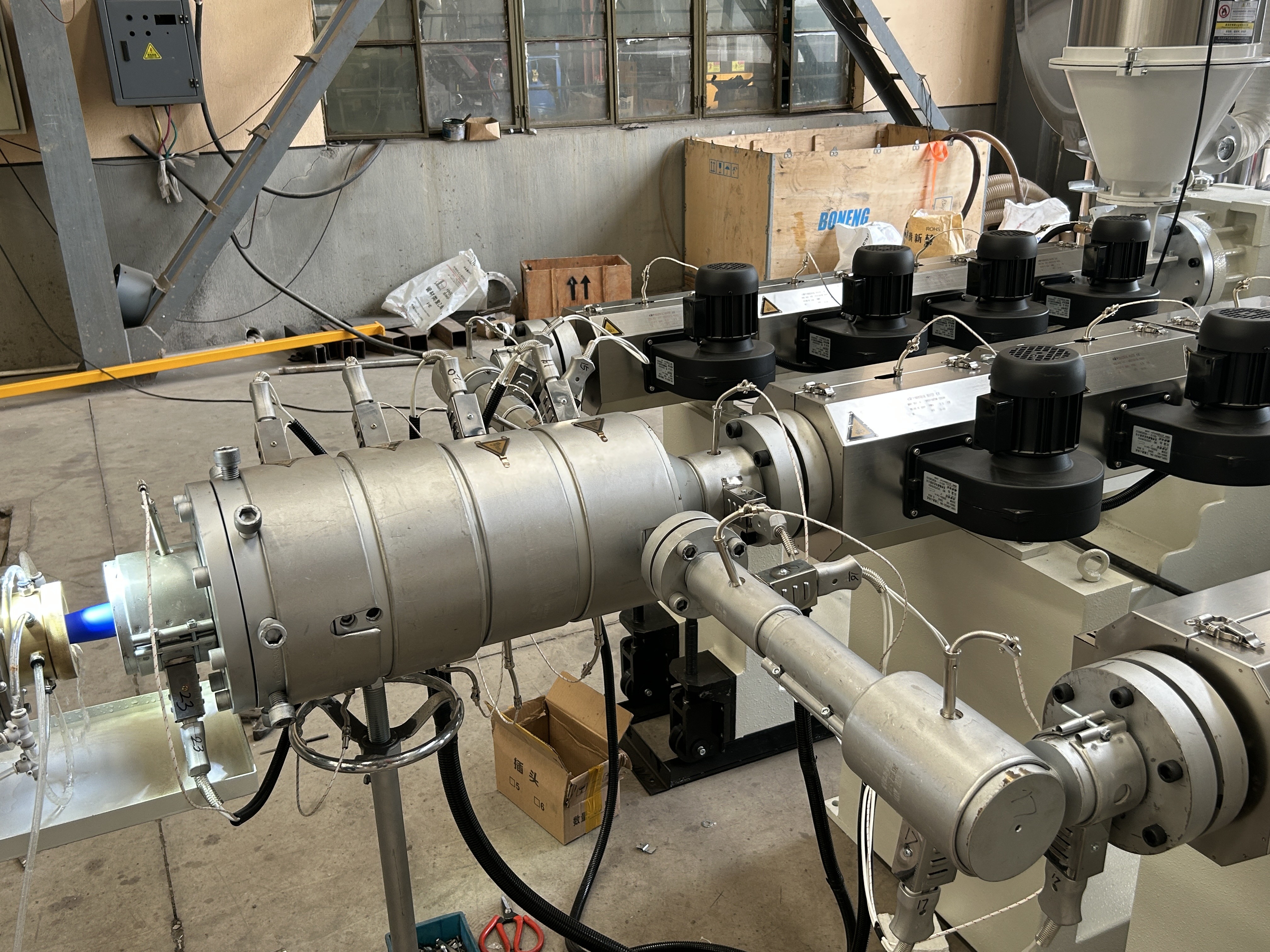 PPR Water Pipe Extrusion Making Machine Plastic Production Line Full Automatic