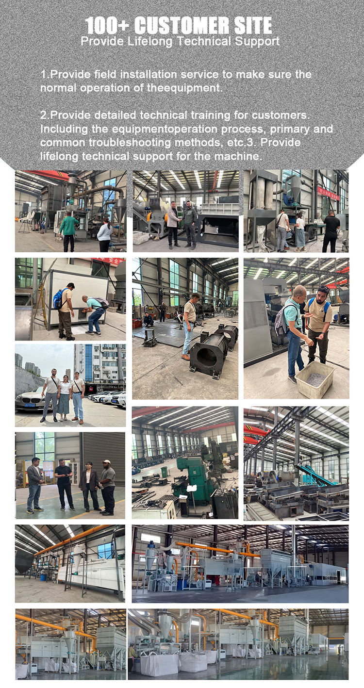 8000K Weight Crushing Sorting and Powdering Lithium Battery Recycling Equipment for Wasted Electric Ev Battery