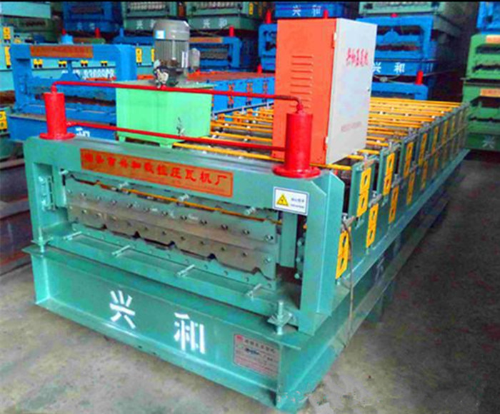 Easy Installation Double Layer Roll Forming Machine , Tile Forming Machine