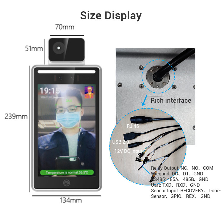Yecon SDK HTTP Biometric Face Recognition System Elevator Access Control